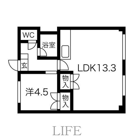 レインボー２１の物件間取画像